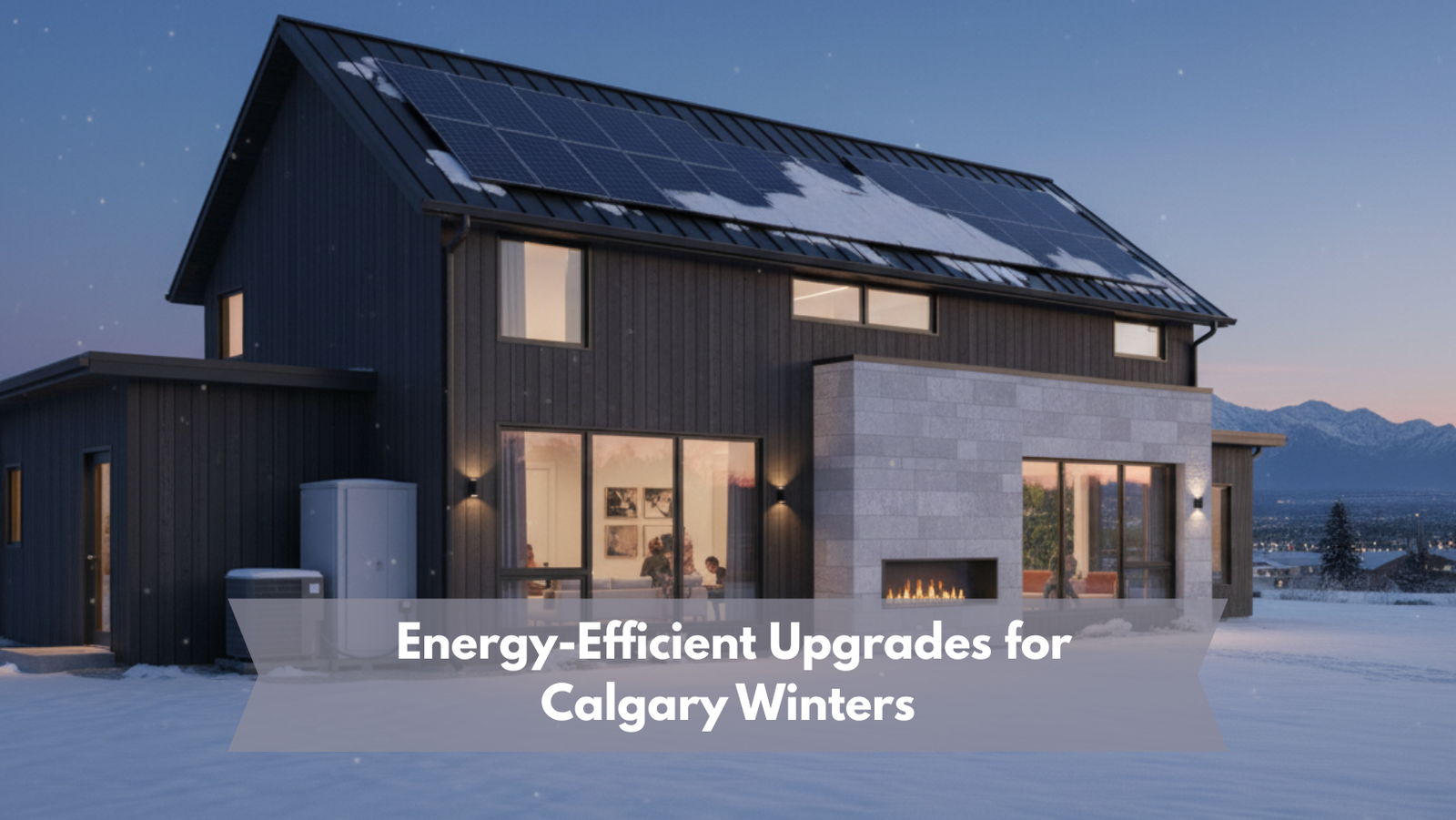 Energy-Efficient Upgrades for Calgary Winters
